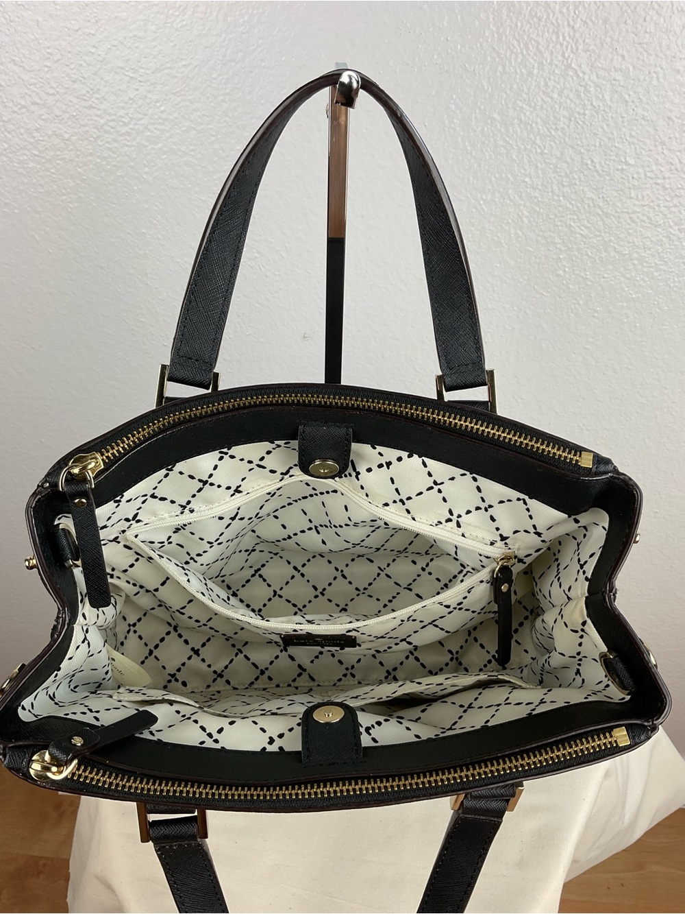Kate Spade Newbury Lane Loden structured black‎ handbag - Picture 13 of 14